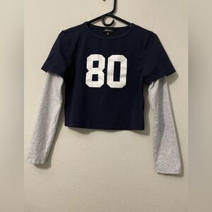 Forever 21 cropped graphic tee